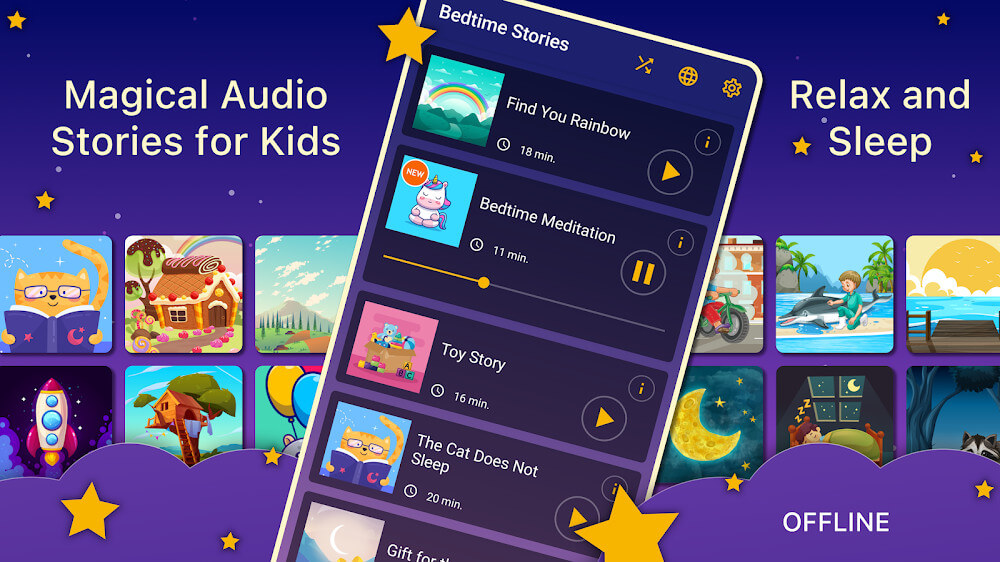 Bedtime Audio Stories for Kids. Sleep Story Book