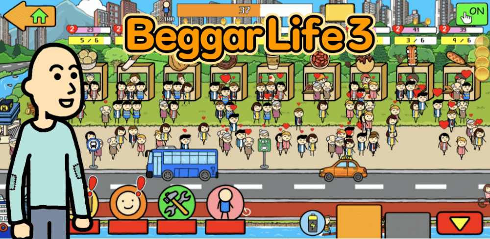 Begging Life Mod APK (No Ads, Unlocked All) For Android