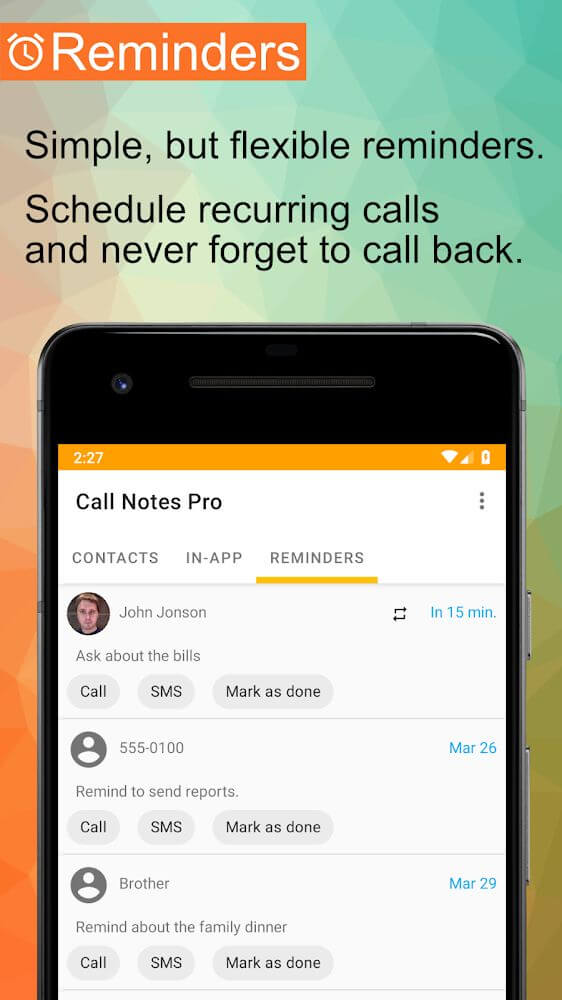 Call Notes Pro – check out who is calling