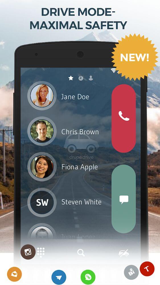 Contacts, Phone Dialer & Caller ID: drupe