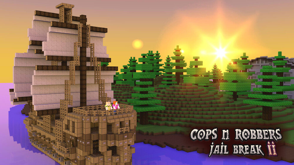 Cops N Robbers: 3D Pixel Prison Games 2