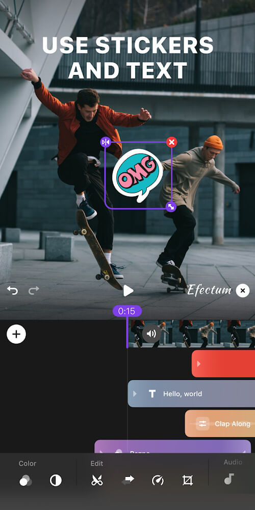 Efectum – Video Editor and Maker with Slow Motion