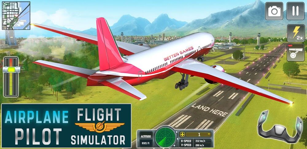 download the new for android Ultimate Flight Simulator Pro