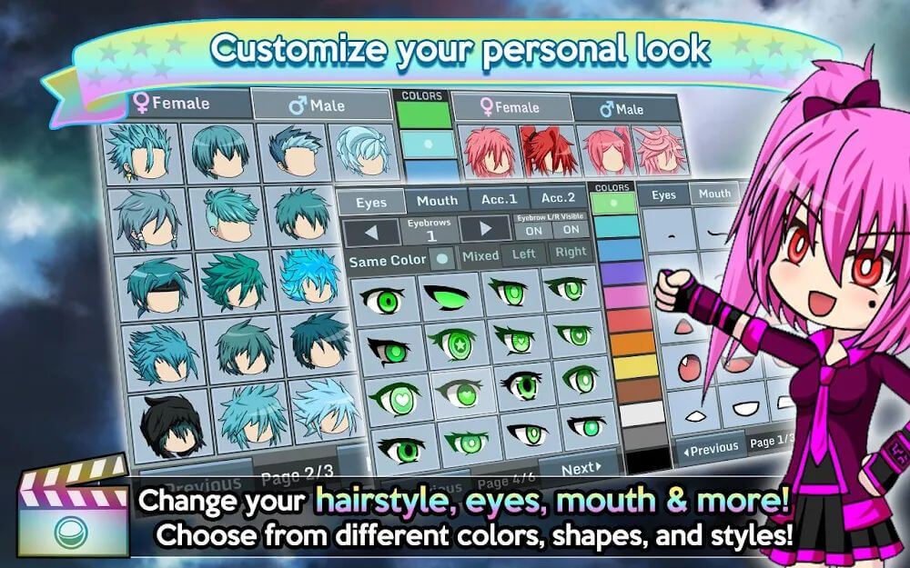 Anime Avatar Maker 2 Mod APK v2.1 (Unlimited money) Download