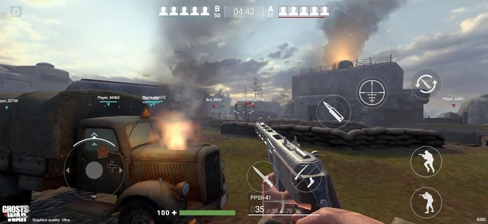 Ghosts of War v0.2.18 MOD APK + OBB (Menu/Ammo, God Mode, Wall hack)  Download