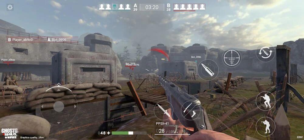 Ghosts of War v0.2.18 MOD APK + OBB (Menu/Ammo, God Mode, Wall hack)  Download