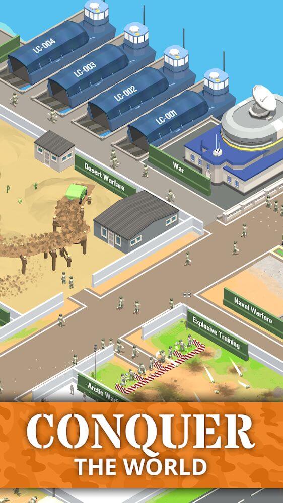 Idle Army Base: Tycoon Game