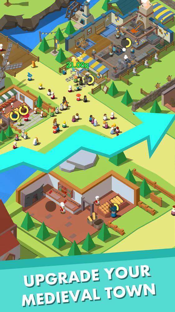 Idle Medieval Town – Tycoon, Clicker, Medieval