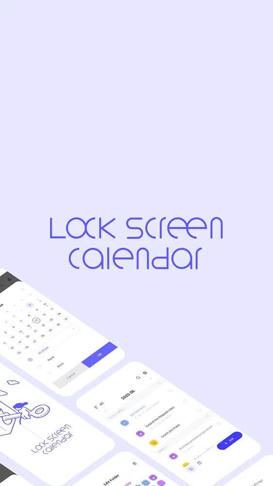 LockScreen Calendar – Schedule