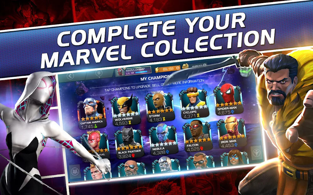 Marvel contest of champions Mod Apk Version 41.3.1 [God Mod] [Unlimited  Power] [Vip Mod] [Mod Menu] 