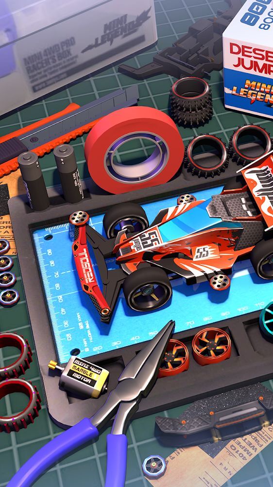 Hack game Mini Legend v3.3.0 MOD APK (Menu/Unlimited Car Energy, Instant Win) 2024 Mini-legend-mini-4wd-racing-2