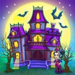 Monster Farm. Family Halloween