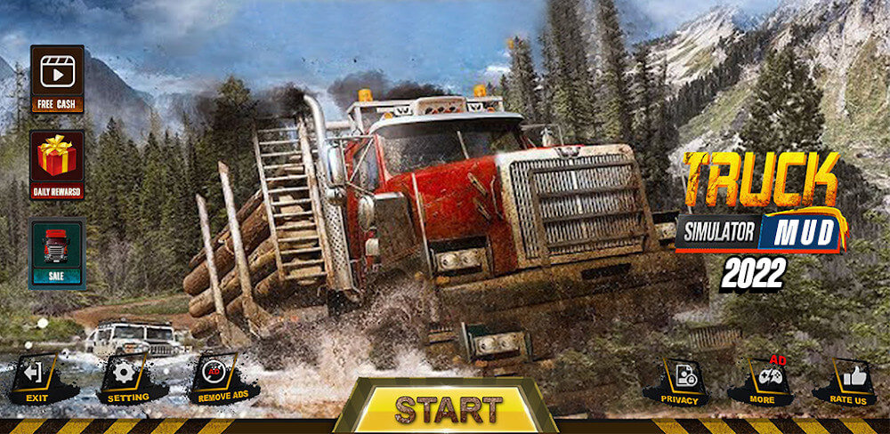 Mud Runner 3D Truck Simulator V1.25 Mod Apk (All Unlocked, No Ads) Download