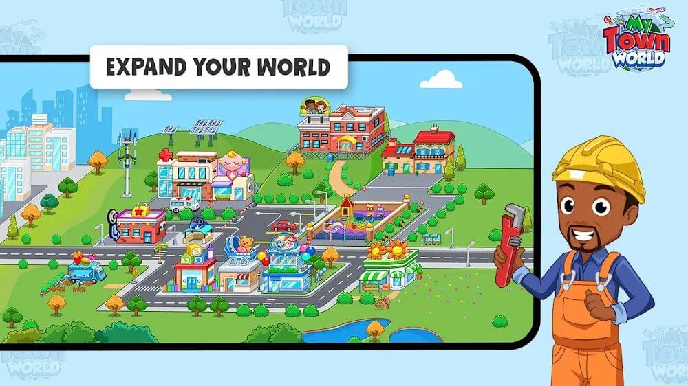 My Town World – Games for Kids