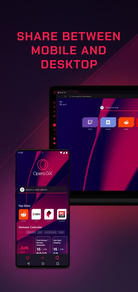 Opera GX Mod: Fundy (Android, iOS, MacOS, Windows) (gamerip) (2023