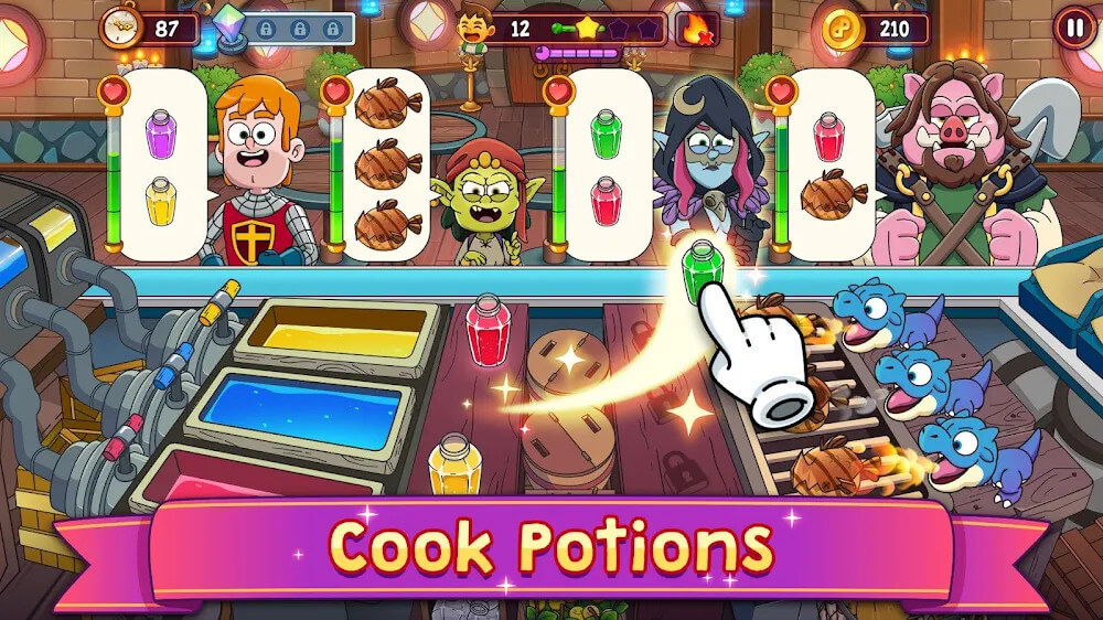 Potion Punch 2: Magic Restaurant Cooking Games
