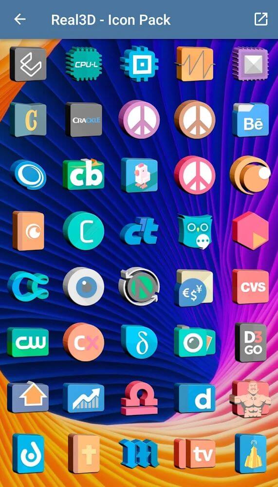 Real3D – Icon Pack