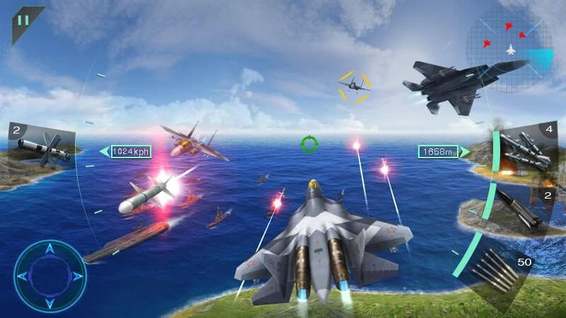 Sky Fighters 3D v2.2 MOD APK (Unlimited Money) – MODYOLO