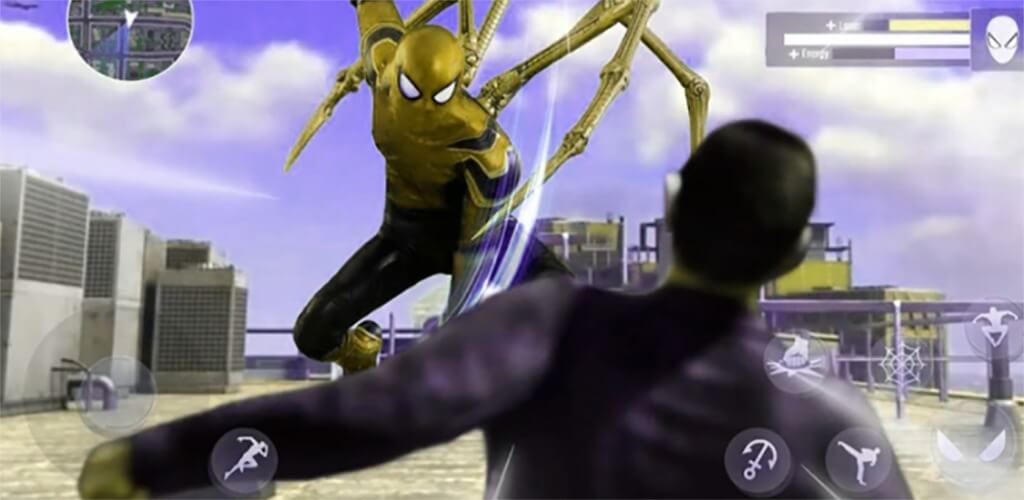 Spider Rope hero Man