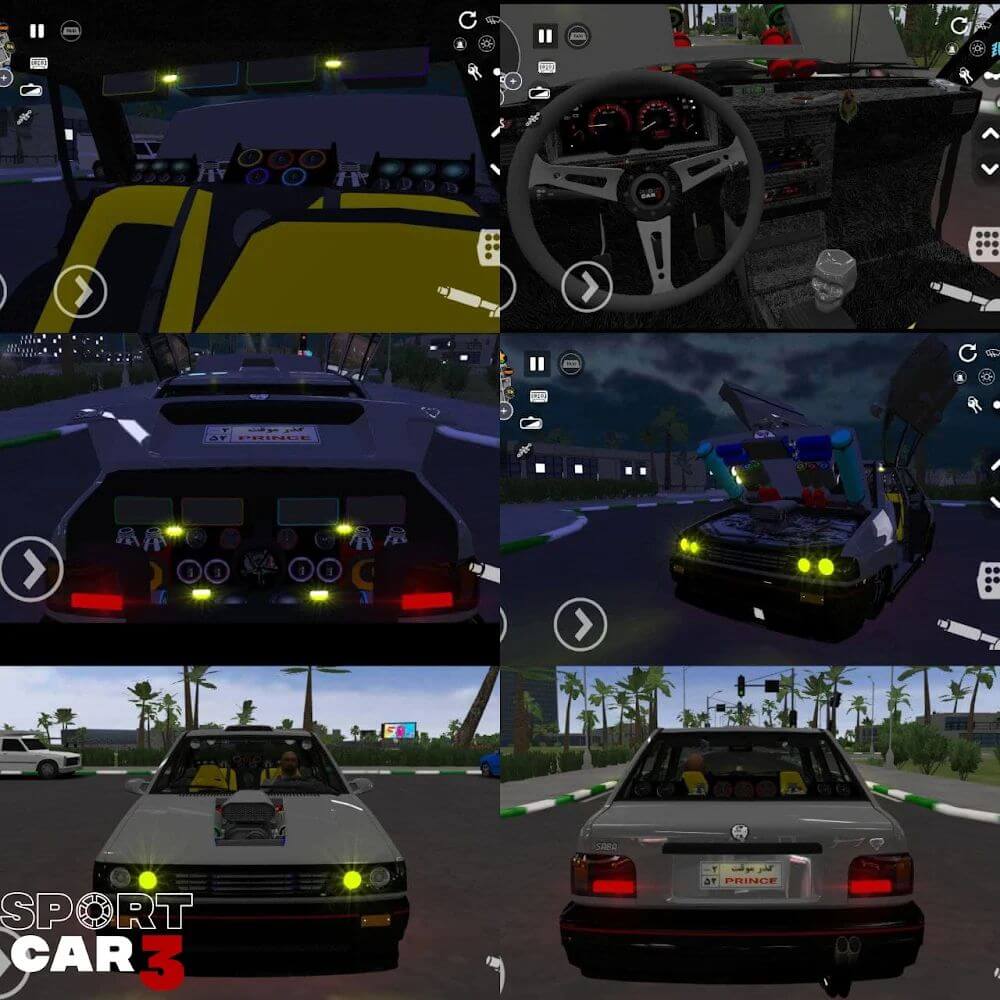 Spor araba 3: Taksi ve Polis – sürüş simülatörü