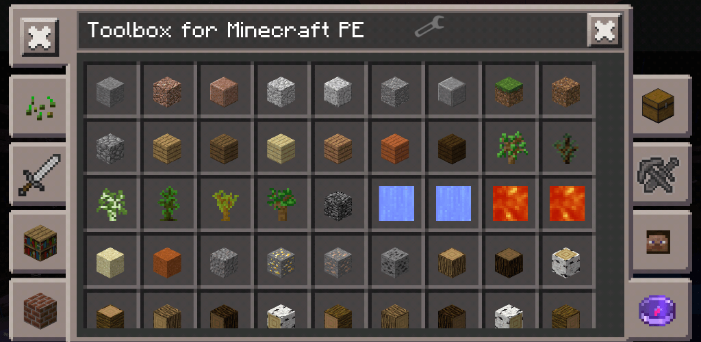 toolbox for minecraft all versions