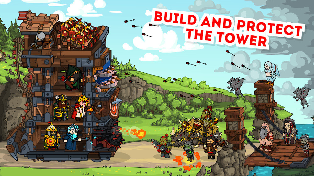 Tower - the idea of ​​tower defense