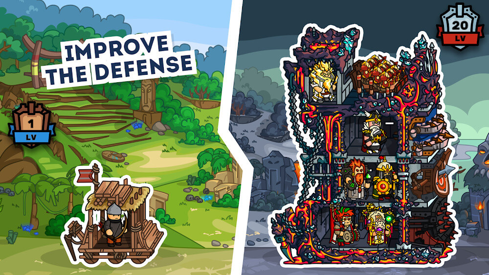 Tower - the idea of ​​tower defense