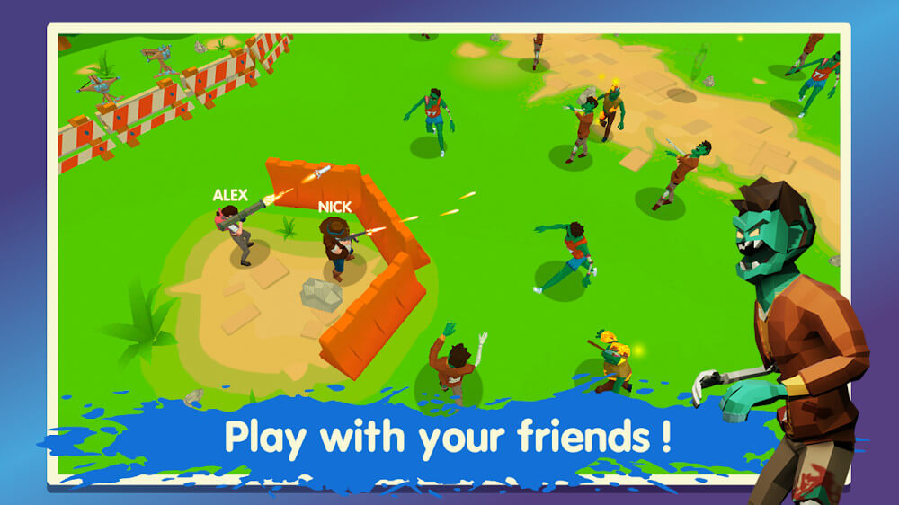 Two Guys & Zombies 3D: Online game with friends