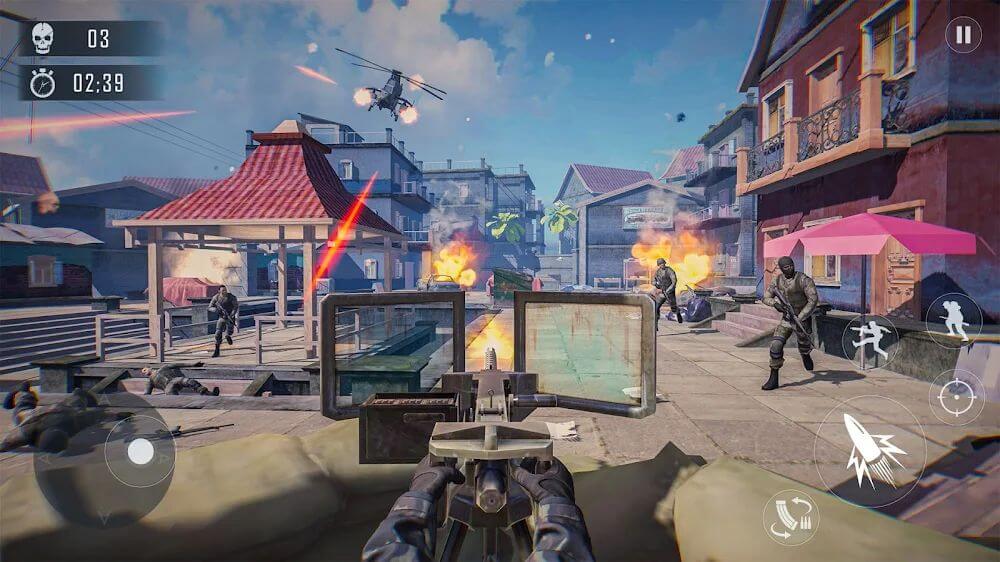 Cover Strike: Offline War Game Ver. 1.0.6 MOD APK, GOD MODE, DUMB ENEMY