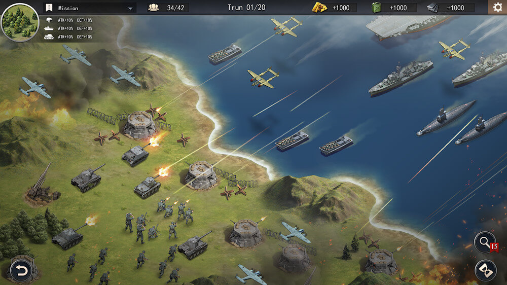 Frontline BattleField Mission Ver. 1.0 MOD APK, UNLIMITED COINS, INFINITE  HEALTH