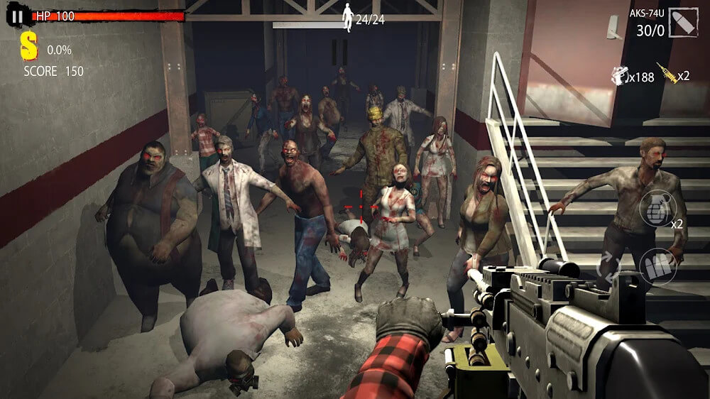 Download Gratis Zombie Hunter D-Day MOD APK [God Mode, One Hit] v1.0.900 