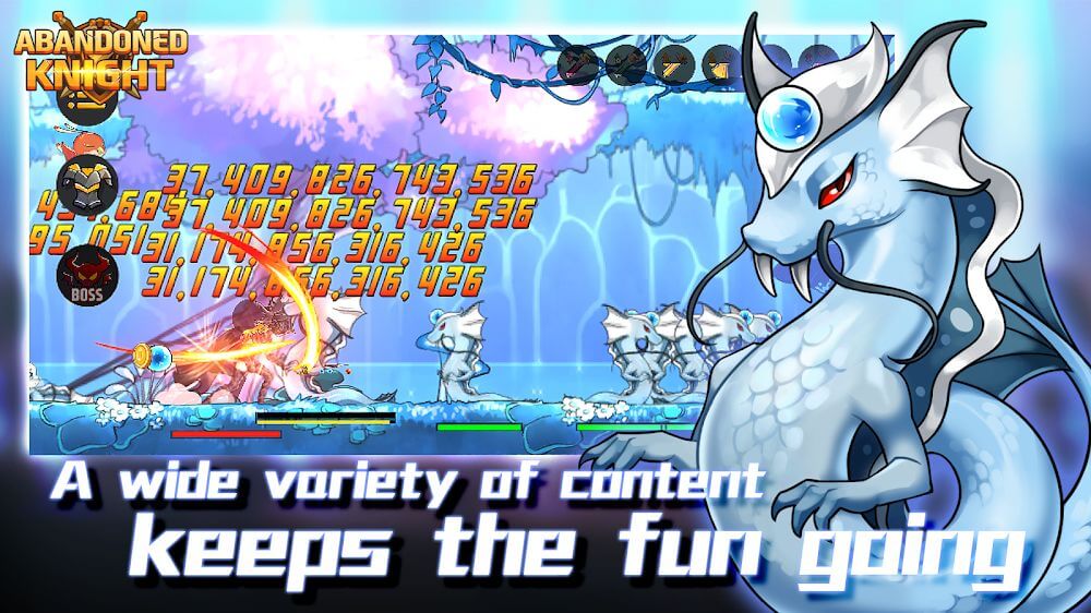 Hack Aban-Knight v2.4.63 MOD APK (God Mode, Red Stone) Mới nhất 2024 Abandoned-knight-3