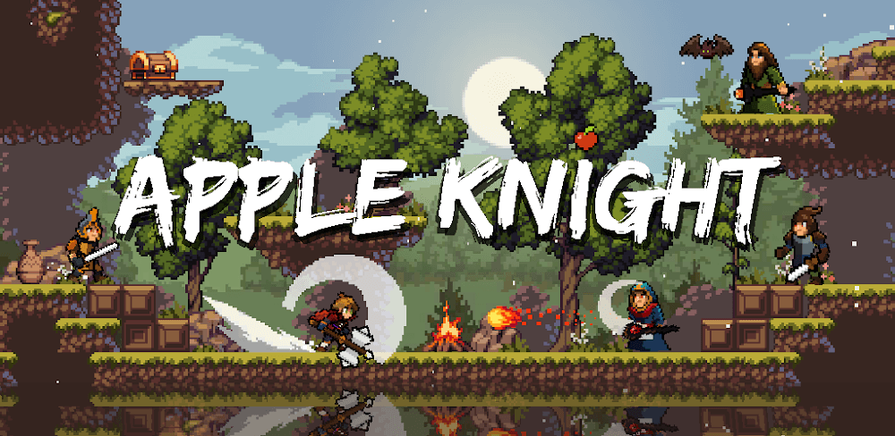 Apple Knight Action Platformer (MOD, Unlimited Gold, Apples, Unlocked All)  v2.3.3 APK Download 