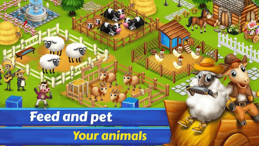 Baixe o Fazenda Farm: Jogos Offline MOD APK v1.9.0 (Dinheiro Ilimitado)  para Android