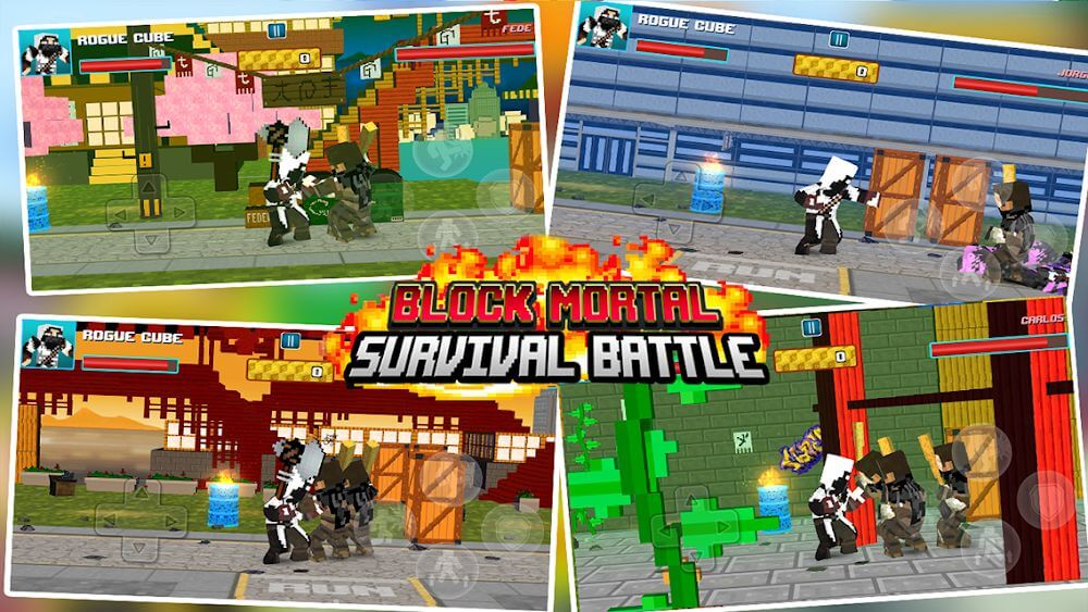 Block Mortal Survival Battle