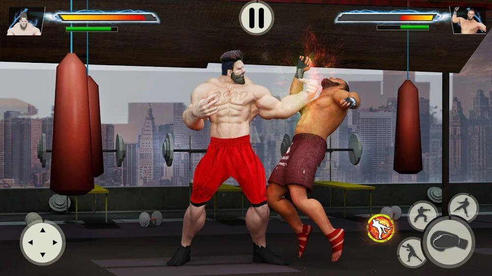 Hack game Bodybuilder GYM Fighting v1.14.7 MOD APK (Unlimited Money, No ADS) 2024 Bodybuilder-gym-fighting-game-4