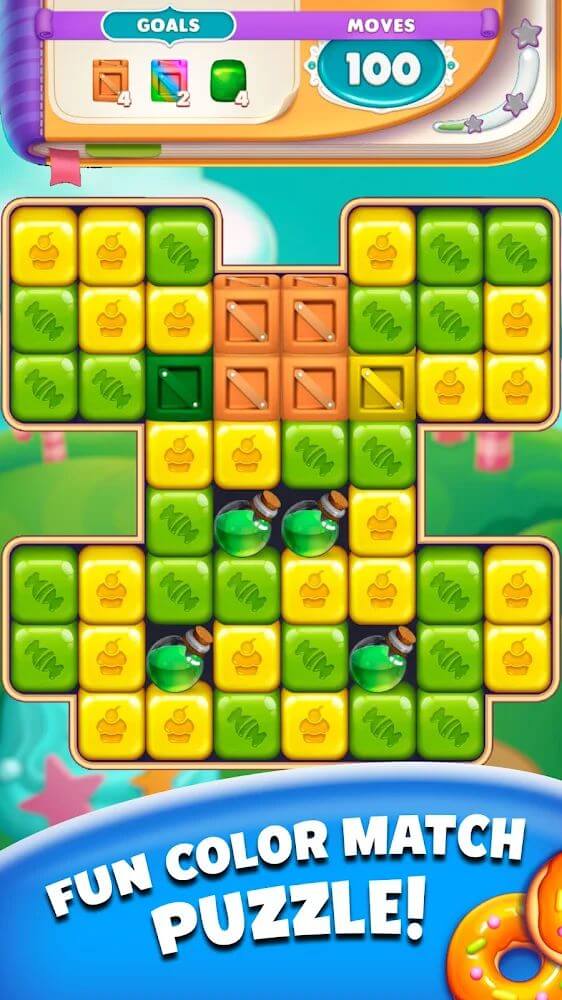 Cartoon Crush: Toon Blast Match Cubes Puzzle Game