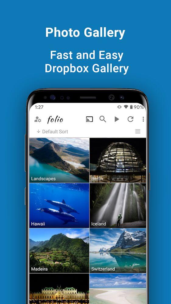 dfolio – Dropbox Photos and Slideshows