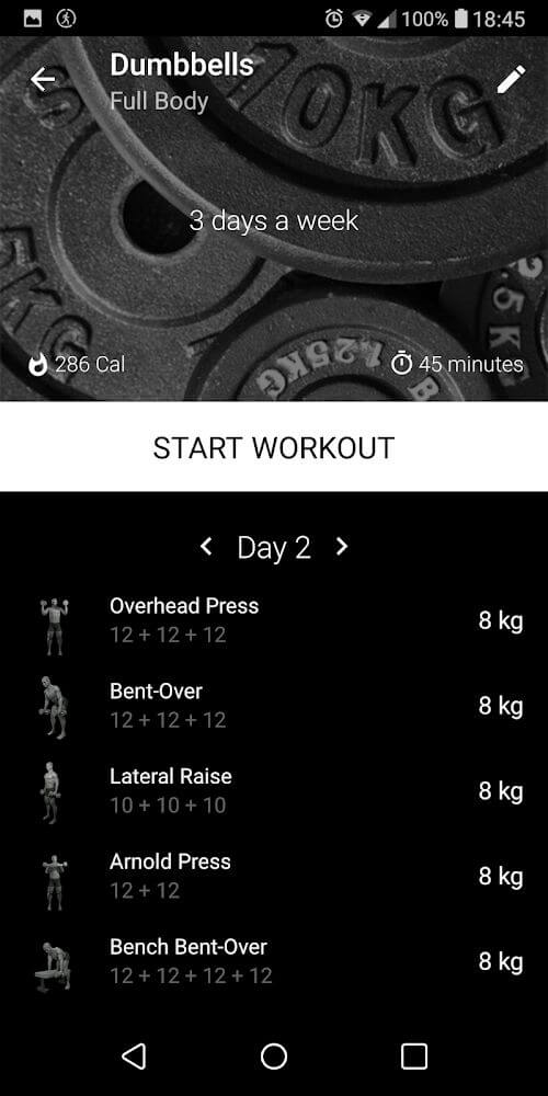 Dumbbell Home Workout