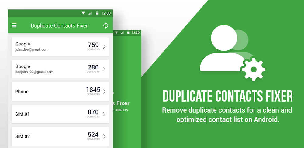 Duplicate Contacts Fixer and Remover