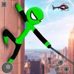Flying Stickman Rope Hero 2021