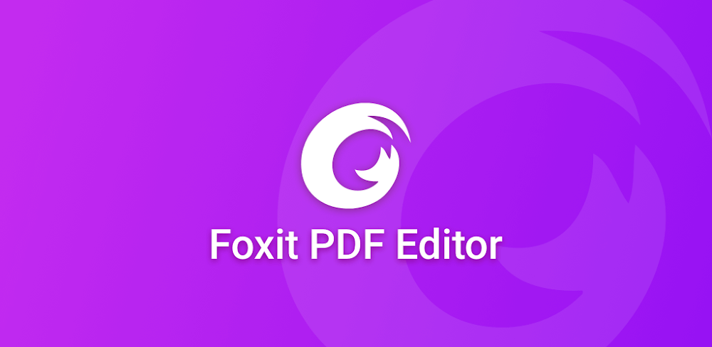 of foxit pdf editor software