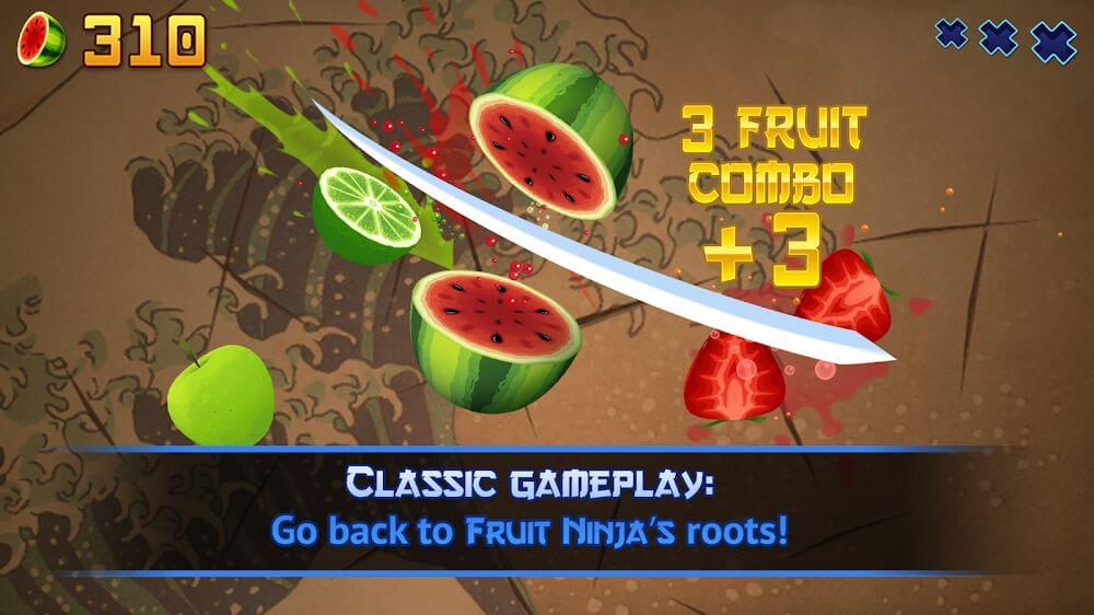 Fruit Ninja Classic v3.9.0 APK (Full Game) Download