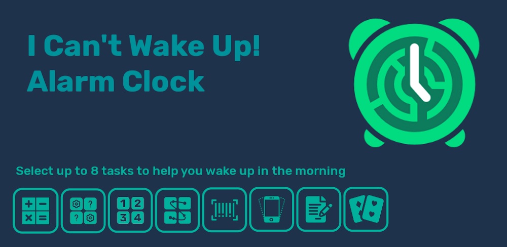 I Can’t Wake Up! Alarm Clock
