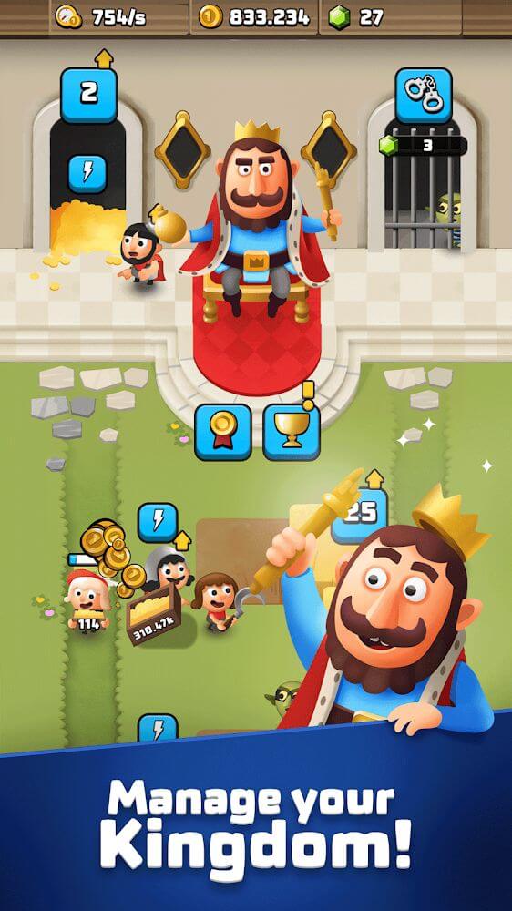 Idle King Clicker Tycoon Games