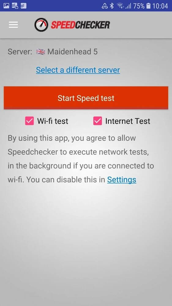 Internet and Wi-Fi Speed ​​Test by SpeedChecker