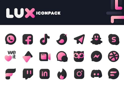 LuX Pink IconPack