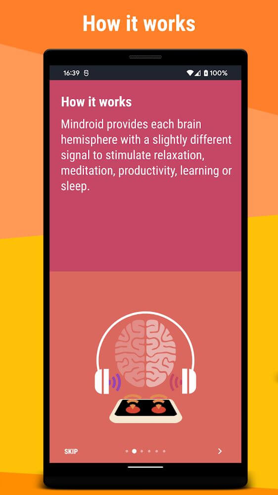 Mindroid: Thư giãn, Tập trung, Ngủ