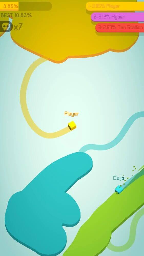 Paper.io 2 v3.15.0 MOD APK (God mode, Freeze Enemy, Unlocked Skins