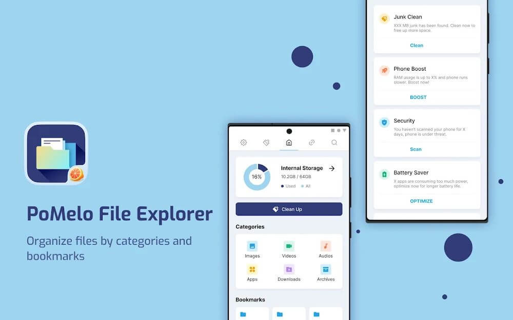 PoMelo File Explorer – File Manager & Cleaner